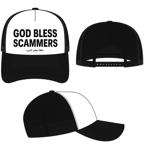 Black God Bless Scammers